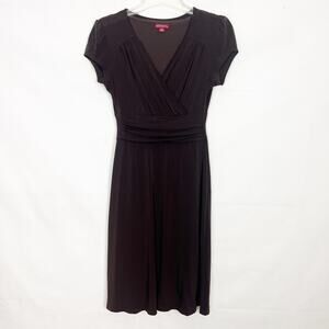 Merona Brown Pullover Sheath Midi Dress Size XS